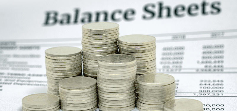 Coins with balance sheet