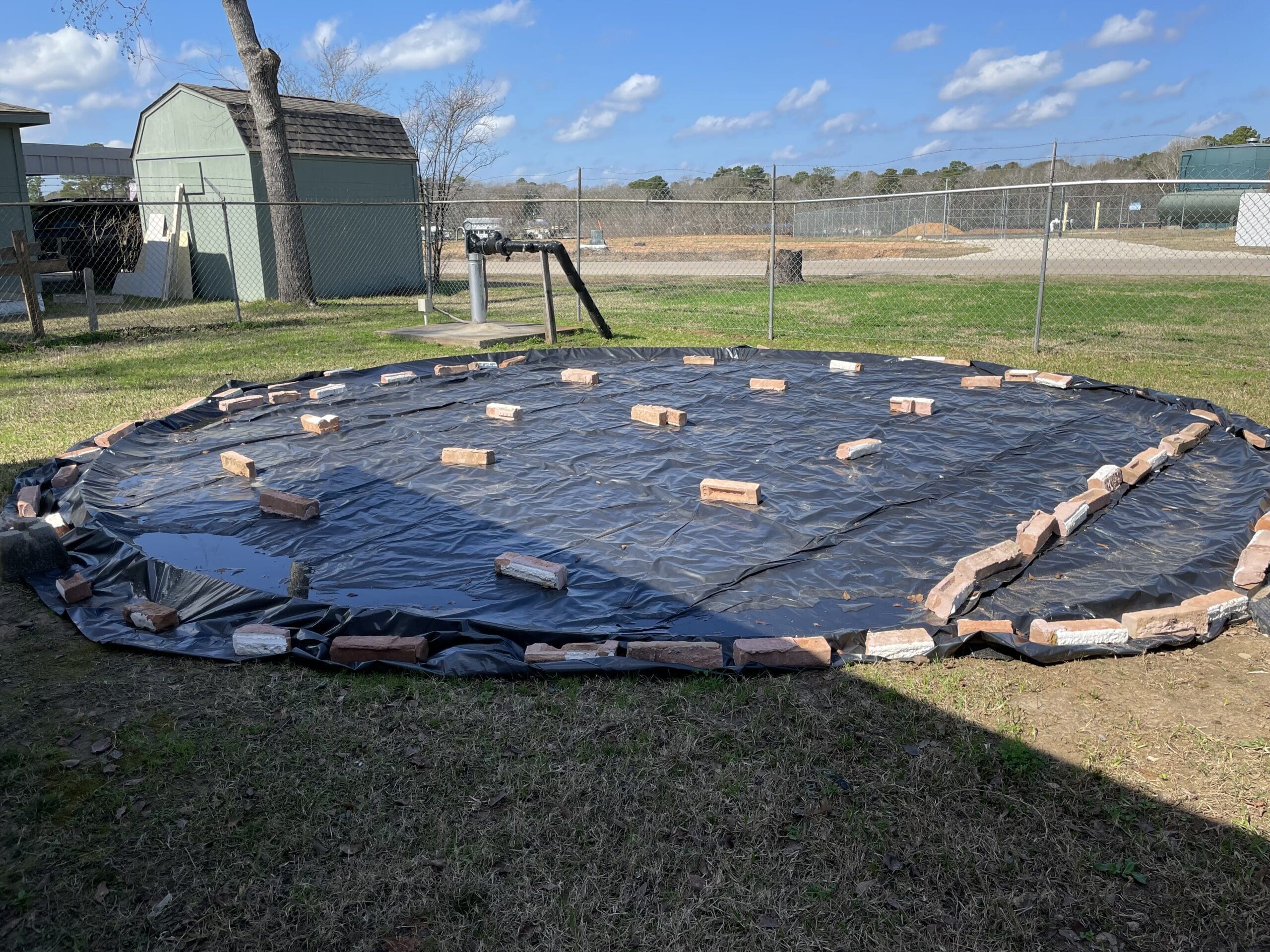 Until then, the community is relying on a temporary system that bypasses the storage tank, a setup that has put additional strain on the pump.